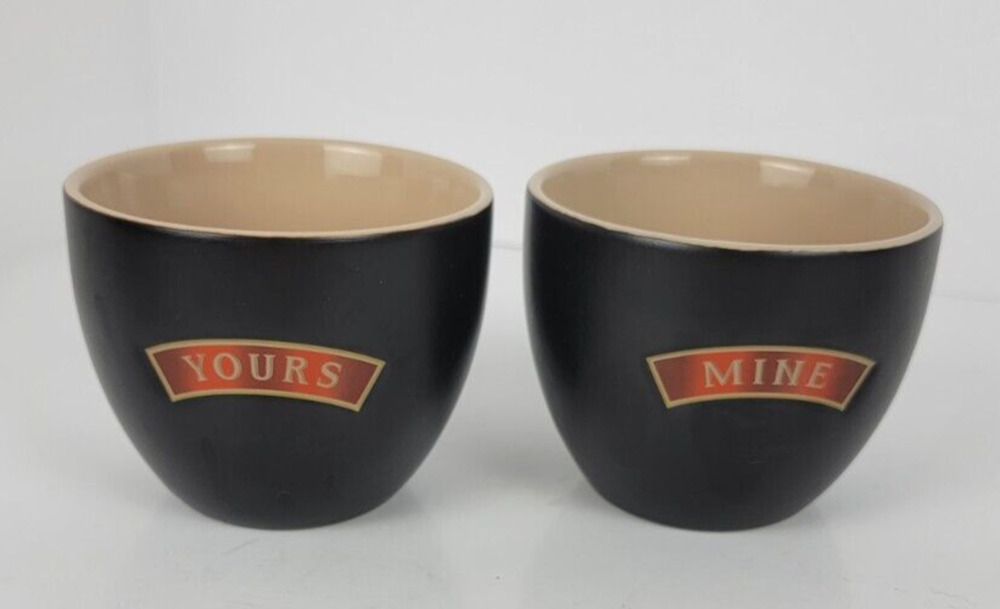 Bailey's Irish Cream Mugs Yours & Mine Set of Two (2)